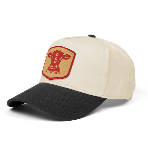 Cattle Creek Ranch Cattle Patch Trucker Hat | Natural Black