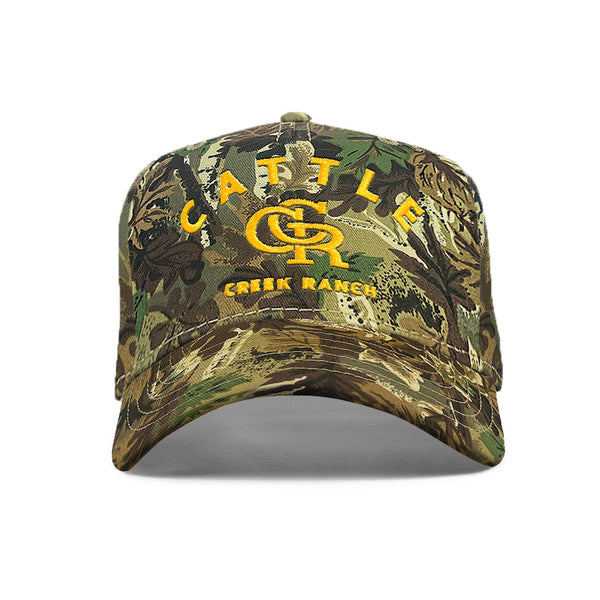 Cattle Creek Ranch Embroidered CCR Camo Trucker Hat