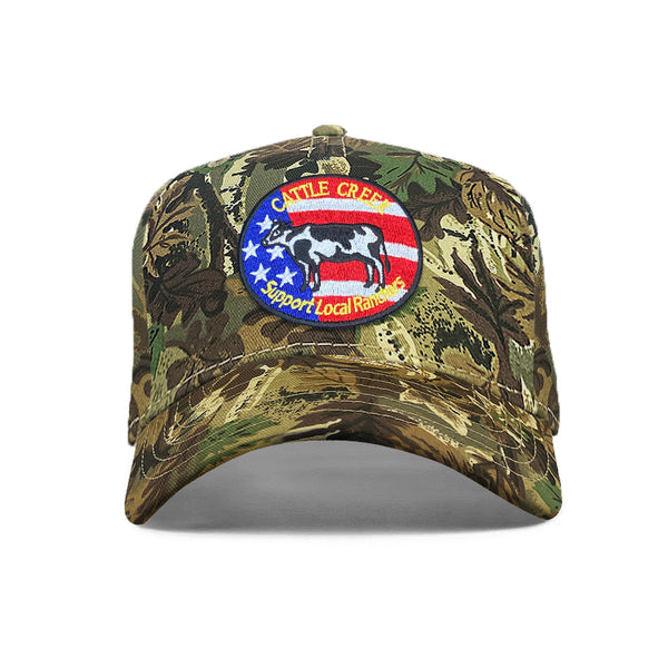 Cattle Creek Ranch "Support Local Ranchers" Camo Trucker Hat